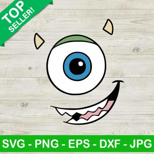 Mike Monsters Inc Face Svg