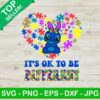 Stitch It's Ok To Be Different SVG