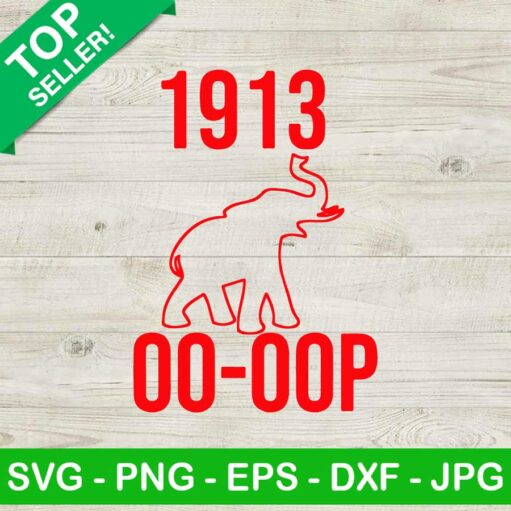 Elephant Oo-Oop 1913 SVG