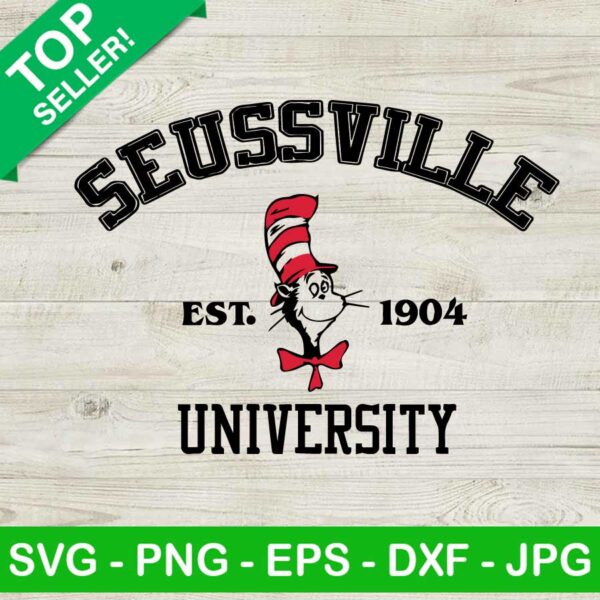 Seussville Est 1904 University SVG