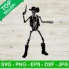 Cowboy Skeleton SVG