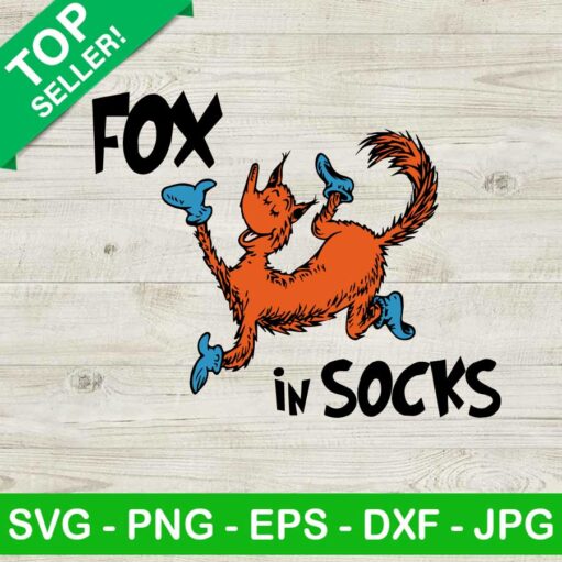 Fox In Socks Svg