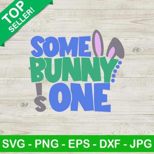 Some Bunny Is One Svg