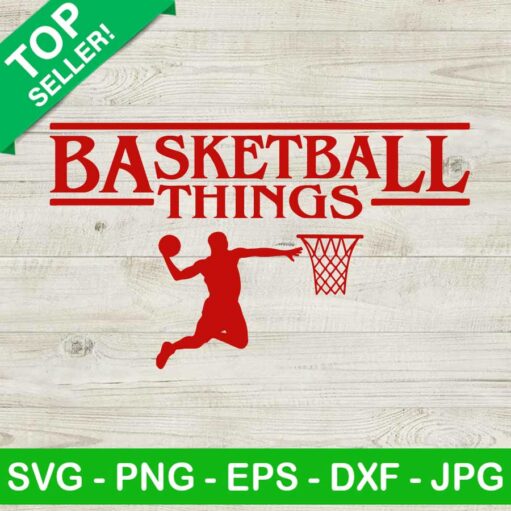 Basketball things SVG