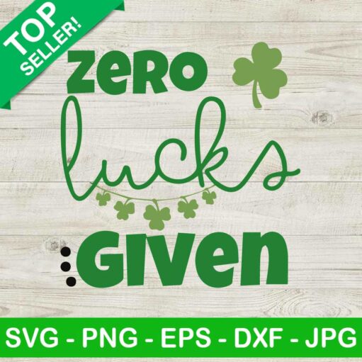 Zero Lucks Given SVG