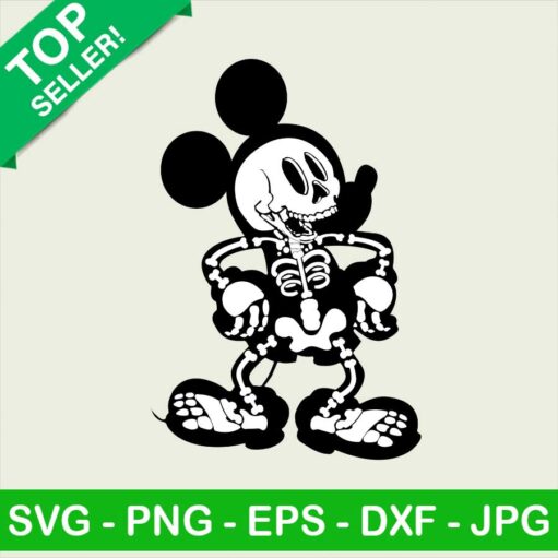 Mickey mouse skull PNG