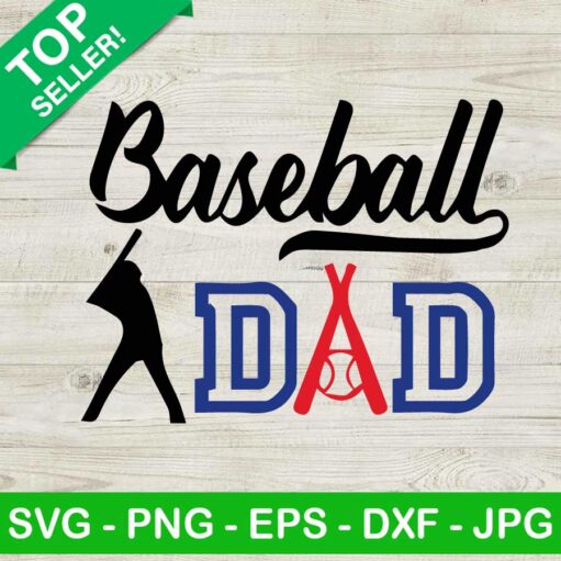 Baseball Dad Svg