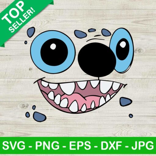 Stitch Face Svg