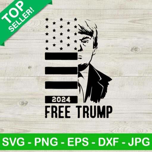 Free Trump 2024 SVG