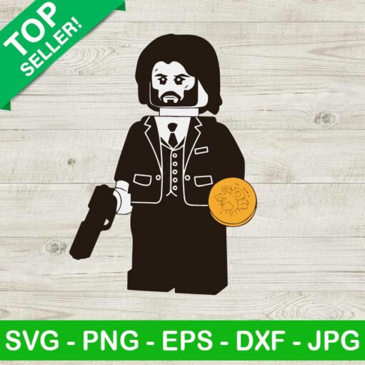 John Wick Lego Svg