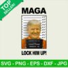 Trump maga mugshot SVG