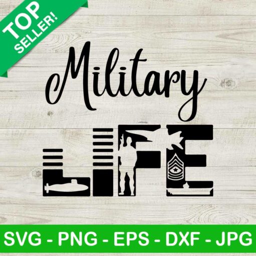 Military Life Svg