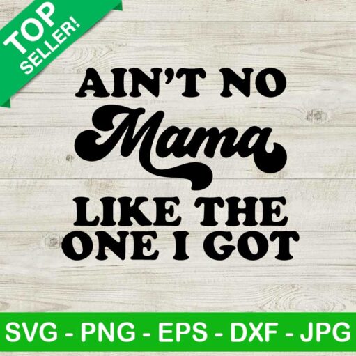 Ain't no mama like the one i got SVG, Ain't no mama SVG, Happy mothers ...