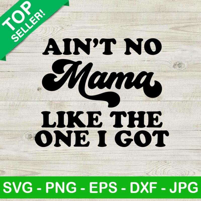 Ain't no mama like the one i got SVG, Ain't no mama SVG, Happy mothers