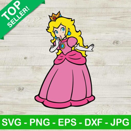 Peach Princess Svg