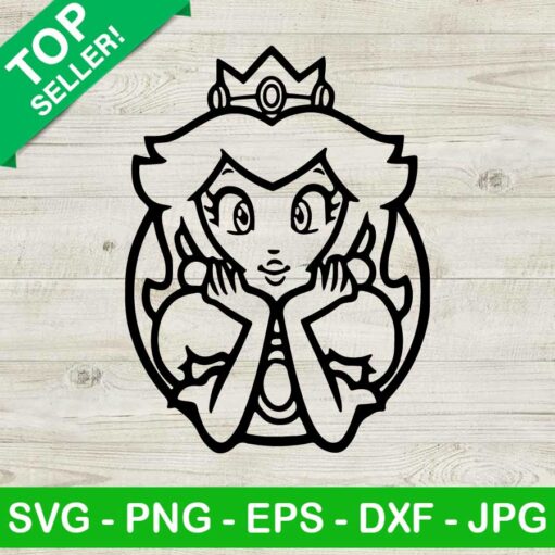 Princess peach SVG