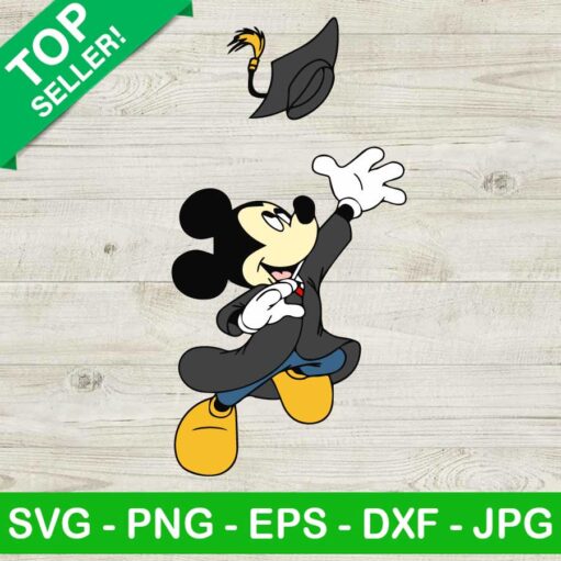 Mikey mouse graduation SVG