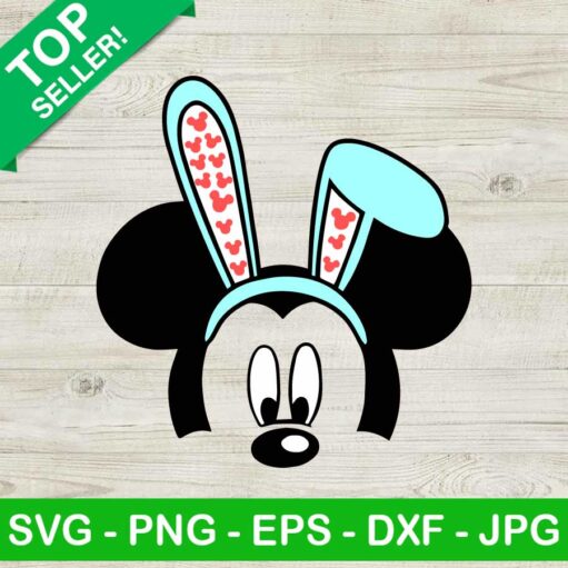 Easter Mickey Ears Svg