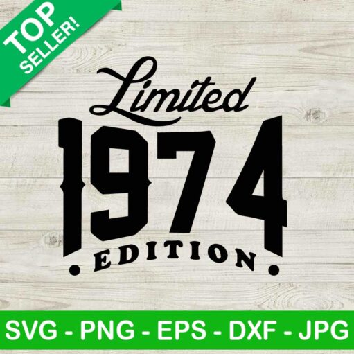 Limited 1974 Edition Svg