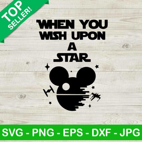 When you wish upon a star SVG