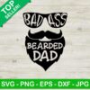 Badass bearded dad SVG