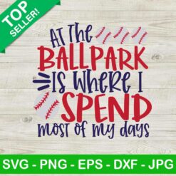 At the ballpark is where i spend SVG