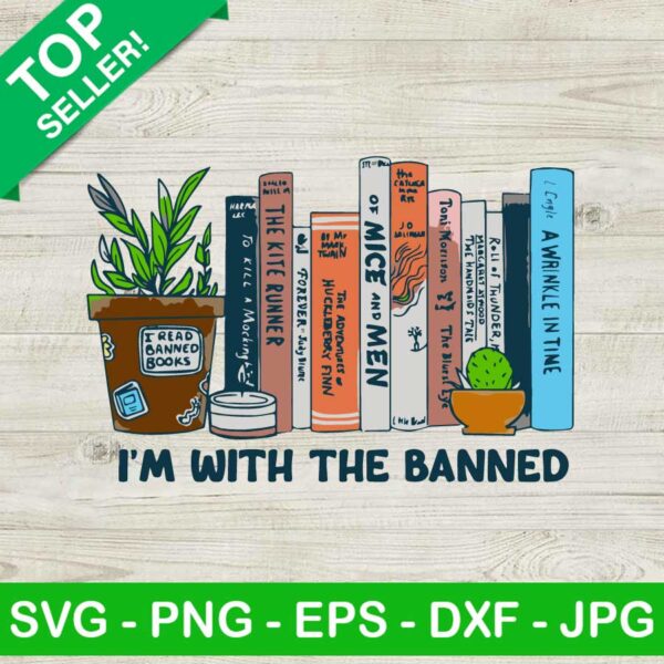 I'm With The Banned SVG