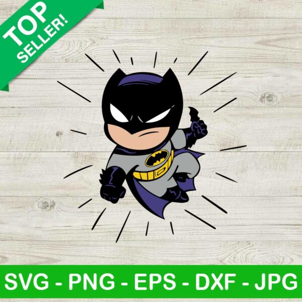 Chibi batman SVG