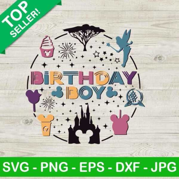 Birthday Boy Disney SVG, Birthday Boy Quote SVG, Mickey Birthday Boy SVG