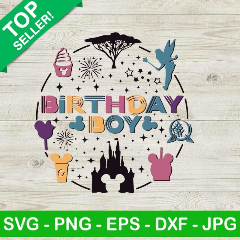 Birthday Boy Disney SVG