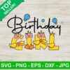 Birthday girl duck SVG