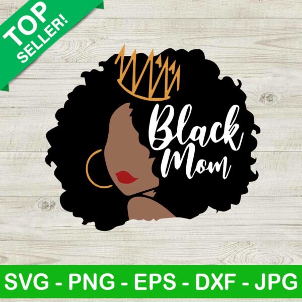 Black Mom SVG