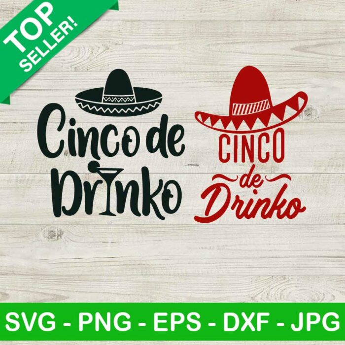 Cinco de drinko SVG