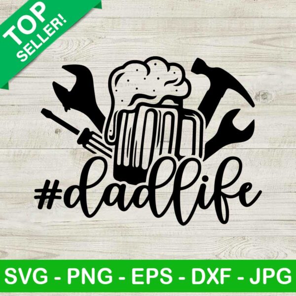 Dad life beer tools SVG