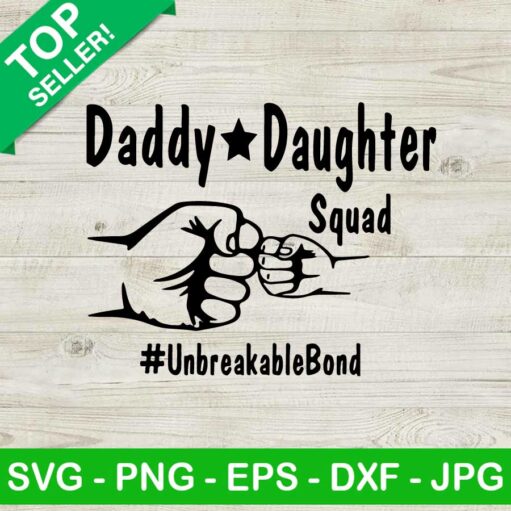 Daddy daughter squad SVG