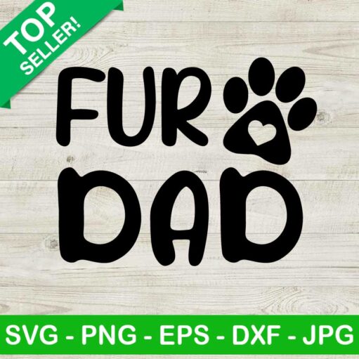 Fur Dad Svg