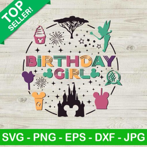 Birthday Girl Disney Svg