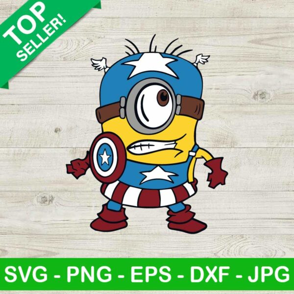 Captain america minions SVG