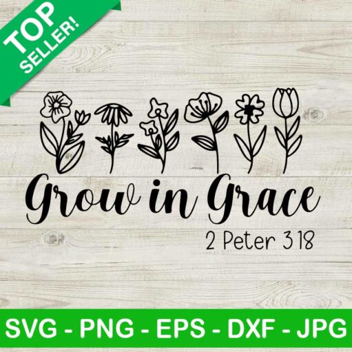 Grow in grace 2 peter 318 SVG