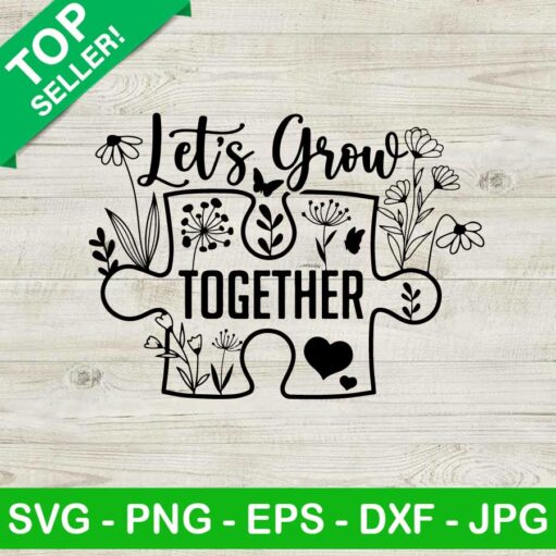 Lets grow together SVG