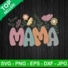 Mama With Flower SVG