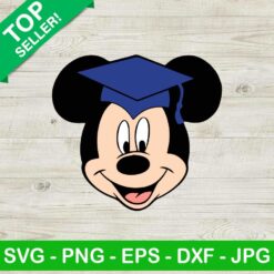Mickey Graduation Cap SVG