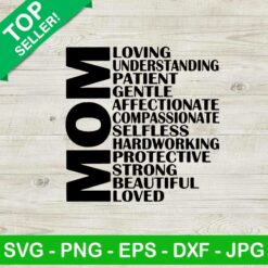 Mom loving understanding patient SVG