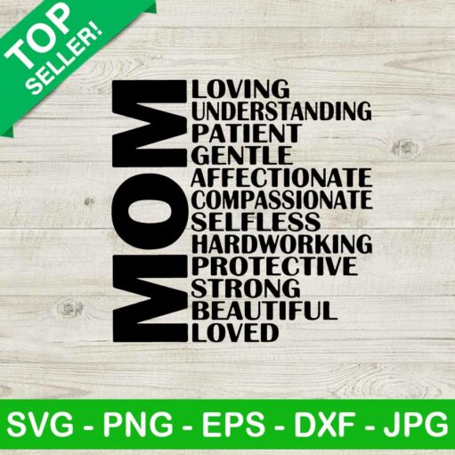 Mom Loving Understanding Patient Svg