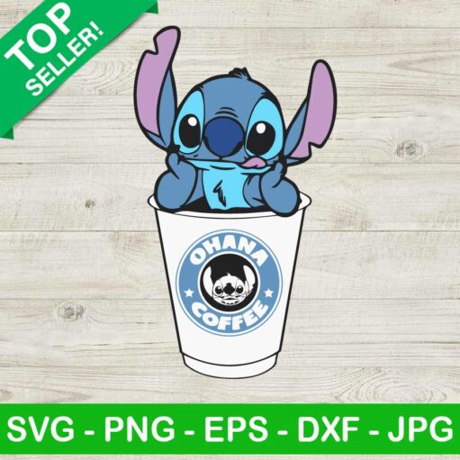 Ohana coffee stitch SVG