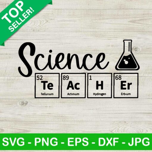 Science teacher SVG