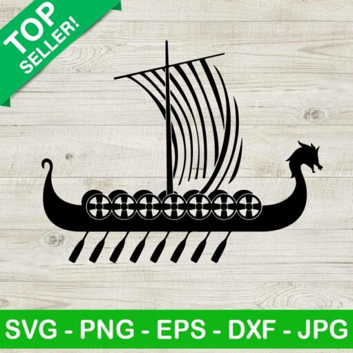 Viking Ship SVG