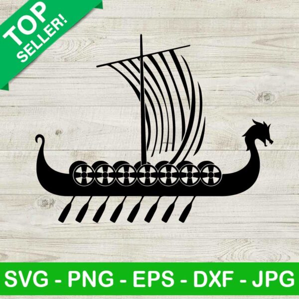 Viking Ship SVG