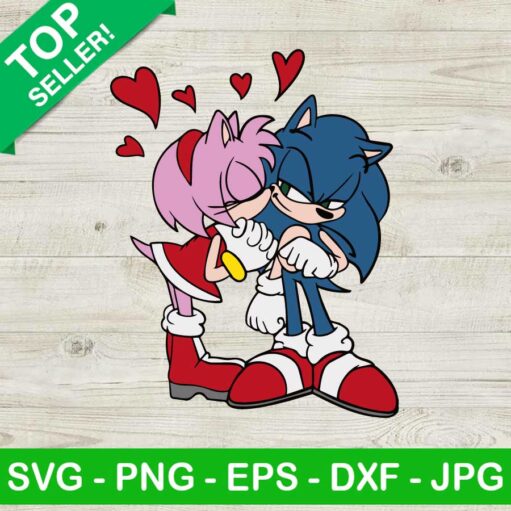 Sonic and amy SVG