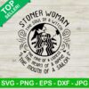 Stoner woman the soul of a witch SVG